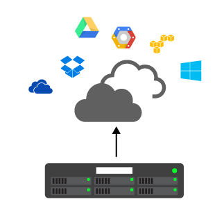 CloudBacko雲備酷 備份到您自己的雲帳戶以實現雙重保護。